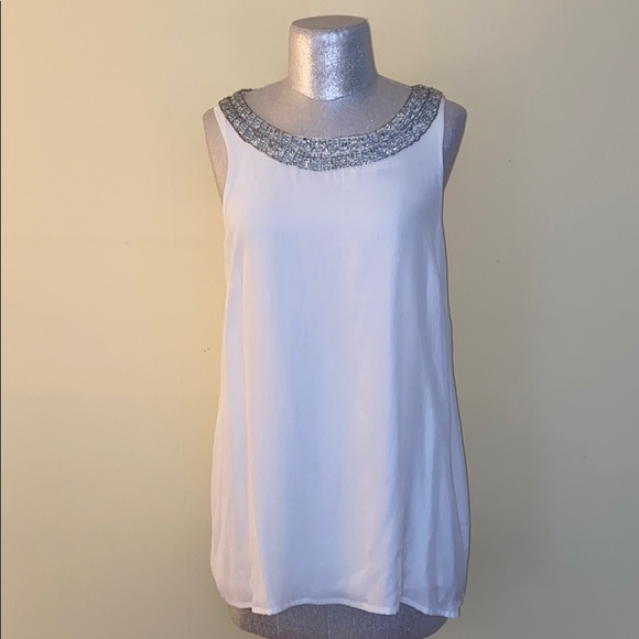 Julie Brown NYC Silk Beaded Tank Tunic - NWT - Picture 1 of 6